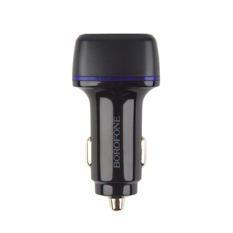 Автозарядний пристрій Borofone BZ14A PD20W+QC3.0 Type-C to Type-C 3A Колір Чорний