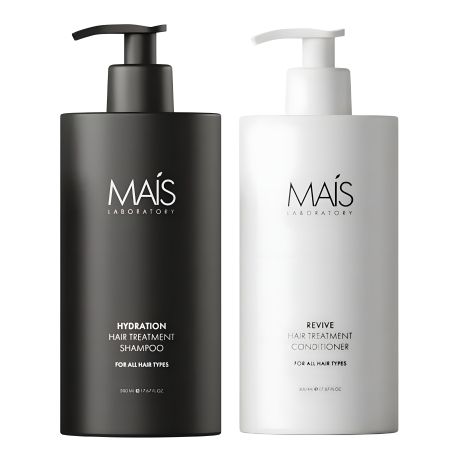 Увлажняющий набор Mais Hydration Hair Treatment DUO (шампунь и кондиционер) для сухих волос, 2x500 мл Увлажняющий набор Mais Hydration Hair Treatment DUO (шампунь и кондиционер) для сухих волос, 2x500 мл