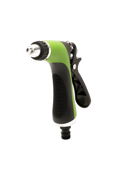 Пістолет для поливу TWIN LINE ½" з плавним регулюванням напору, металеве сопло, TPR покриття MASTERTOOL 92-9345 Пістолет для поливу TWIN LINE ½" з плавним регулюванням напору, металеве сопло, TPR покриття MASTERTOOL 92-9345