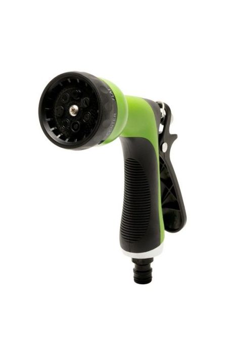 Пистолет для полива TWIN LINE ½" 7 режимов металлическое сопло TPR покрытие MASTERTOOL 92-9346
