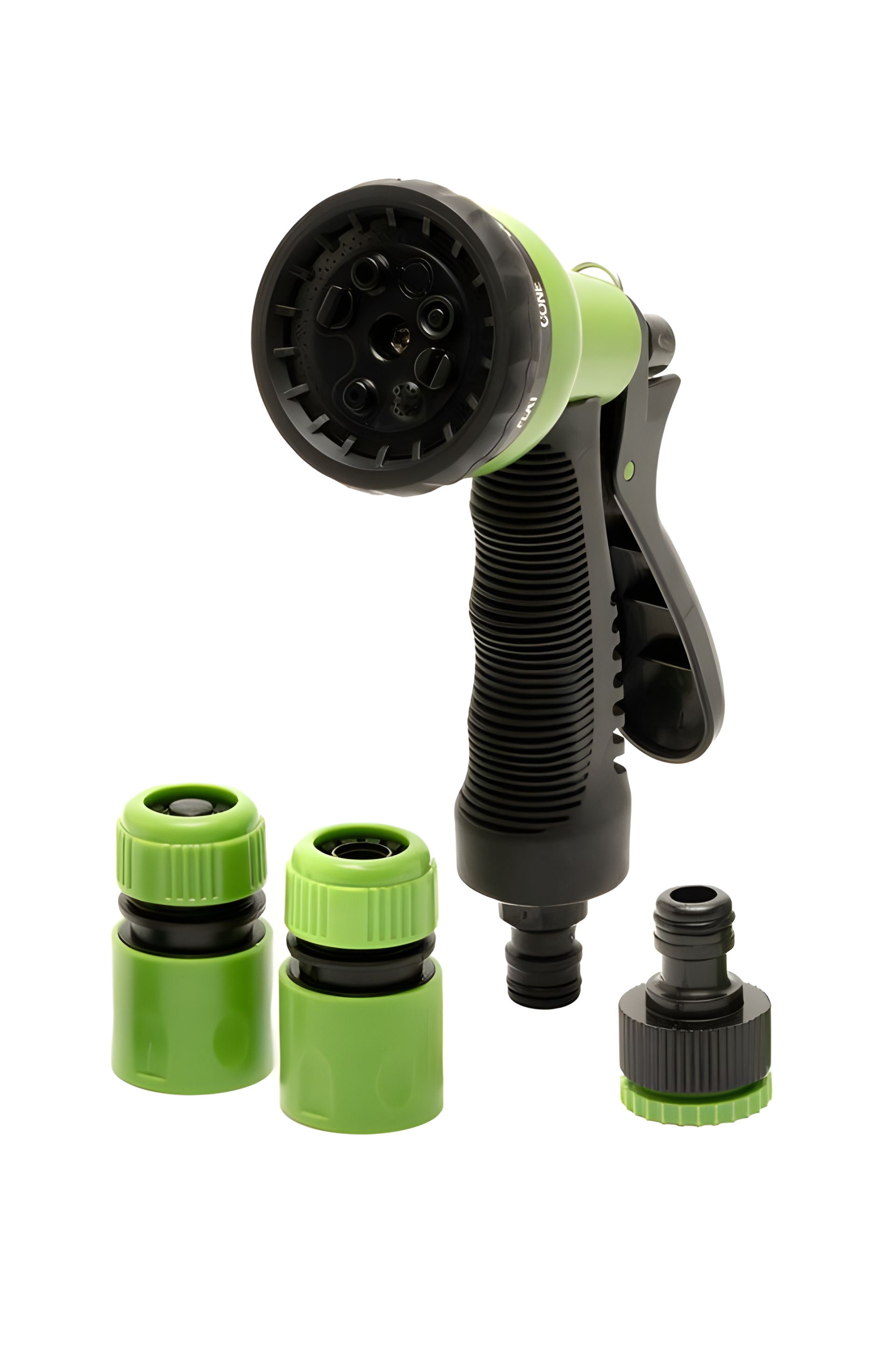 Комплект для поливу SOFT LINE 4 шт (пістолет 8 режимів/адаптер ½" ВР-¾" ВР/конектор ½"/конектор ½" STOP) MASTERTOOL 92-9350 Комплект для поливу SOFT LINE 4 шт (пістолет 8 режимів/адаптер ½" ВР-¾" ВР/конектор ½"/конектор ½" STOP) MASTERTOOL 92-9350