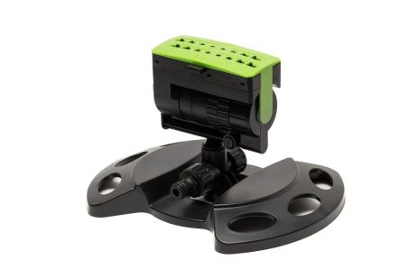 Зрошувач осциляційний ½" 16 форсунок 4 режими 3-18 м 150 м² MASTERTOOL 92-9364, для великих площ