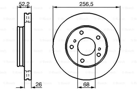 Диск тормозной NISSAN SERENA, BOSCH (0986478485) Диск тормозной NISSAN SERENA, BOSCH (0986478485)