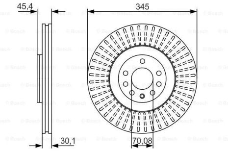 Диск тормозной CHEVROLET VECTRA, CADILLAC BLS, BOSCH (0986479A24) Диск тормозной CHEVROLET VECTRA, CADILLAC BLS, BOSCH (0986479A24)