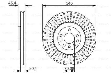 Диск тормозной CHEVROLET VECTRA, CADILLAC BLS, BOSCH (0986479A24) Диск тормозной CHEVROLET VECTRA, CADILLAC BLS, BOSCH (0986479A24)