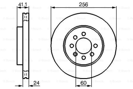 Диск тормозной DAEWOO NUBIRA, BOSCH (0986478286) Диск тормозной DAEWOO NUBIRA, BOSCH (0986478286)