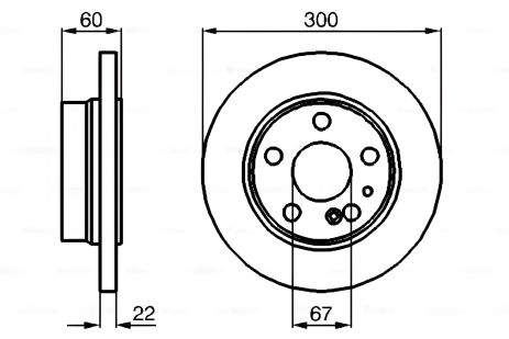 Гальмівний диск MERCEDES-BENZ S-CLASS, BOSCH (0986478566) Гальмівний диск MERCEDES-BENZ S-CLASS, BOSCH (0986478566)