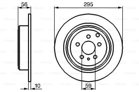 Диск тормозной LANCIA ZETA, CITROËN EVASION, BOSCH (0986478435) Диск тормозной LANCIA ZETA, CITROËN EVASION, BOSCH (0986478435)
