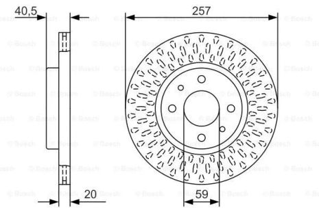 Диск тормозной LANCIA DEDRA, FIAT PALIO, BOSCH (0986479W68) Диск тормозной LANCIA DEDRA, FIAT PALIO, BOSCH (0986479W68)