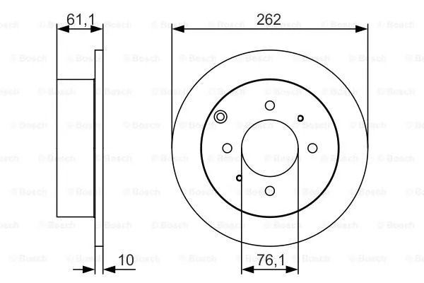 Диск гальмівний PR2 HYUNDAI/KIA Matrix/Sonata/Magentis R 98-05 Диск гальмівний PR2 HYUNDAI/KIA Matrix/Sonata/Magentis R 98-05