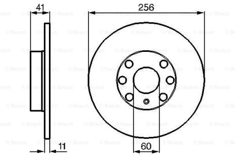 Диск тормозной OPEL ASTRA, BOSCH (0986478880) Диск тормозной OPEL ASTRA, BOSCH (0986478880)