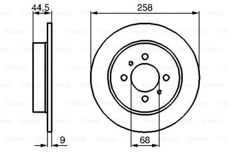 Диск тормозной NISSAN ALMERA, BOSCH (0986478836) Диск тормозной NISSAN ALMERA, BOSCH (0986478836)
