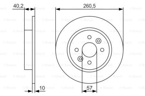 Диск тормозной KIA SHUMA, BOSCH (0986479S85) Диск тормозной KIA SHUMA, BOSCH (0986479S85)