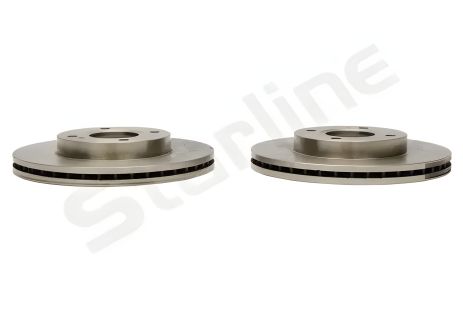 Диск гальмівний для FORD FIESTA, STARLINE (PB20986)