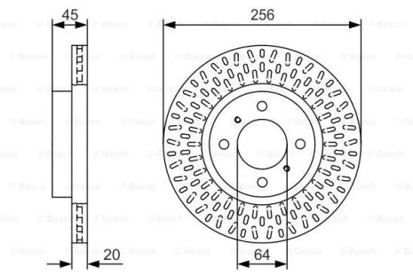 Диск тормозной MITSUBISHI COLT, BOSCH (0986479T39) Диск тормозной MITSUBISHI COLT, BOSCH (0986479T39)