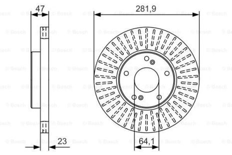 Диск тормозной HONDA STEPWGN, BOSCH (0986479A99) Диск тормозной HONDA STEPWGN, BOSCH (0986479A99)