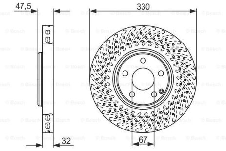 Диск гальмівний MERCEDES-BENZ E-CLASS, BOSCH (0986479334) Диск гальмівний MERCEDES-BENZ E-CLASS, BOSCH (0986479334)