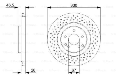 Диск гальмівний MERCEDES-BENZ C-CLASS, BOSCH (0986479135) Диск гальмівний MERCEDES-BENZ C-CLASS, BOSCH (0986479135)