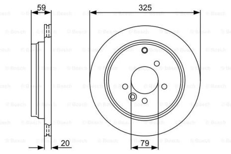 Диск гальмівний LAND ROVER, BOSCH (0986479375) Диск гальмівний LAND ROVER, BOSCH (0986479375)