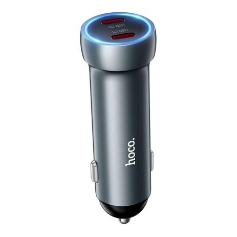 Автозарядний пристрій Hoco Z54B 2USB-C PD60W/QC3.0