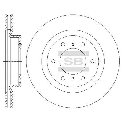 Диск тормозной MITSUBISHI PAJERO, SANGSIN (HI-Q) (SD4324) Диск тормозной MITSUBISHI PAJERO, SANGSIN (HI-Q) (SD4324)
