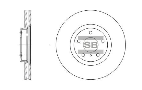 Гальмівний диск INFINITI M, NISSAN MURANO, SANGSIN (HI-Q) (SD4204) Гальмівний диск INFINITI M, NISSAN MURANO, SANGSIN (HI-Q) (SD4204)