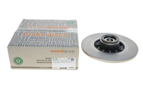Тормозной Диск MERCEDES-BENZ CITAN, RENAULT KANGOO, METELLI (231196)