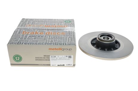 Гальмівний диск для MERCEDES-BENZ CITAN та RENAULT KANGOO, METELLI (231196)