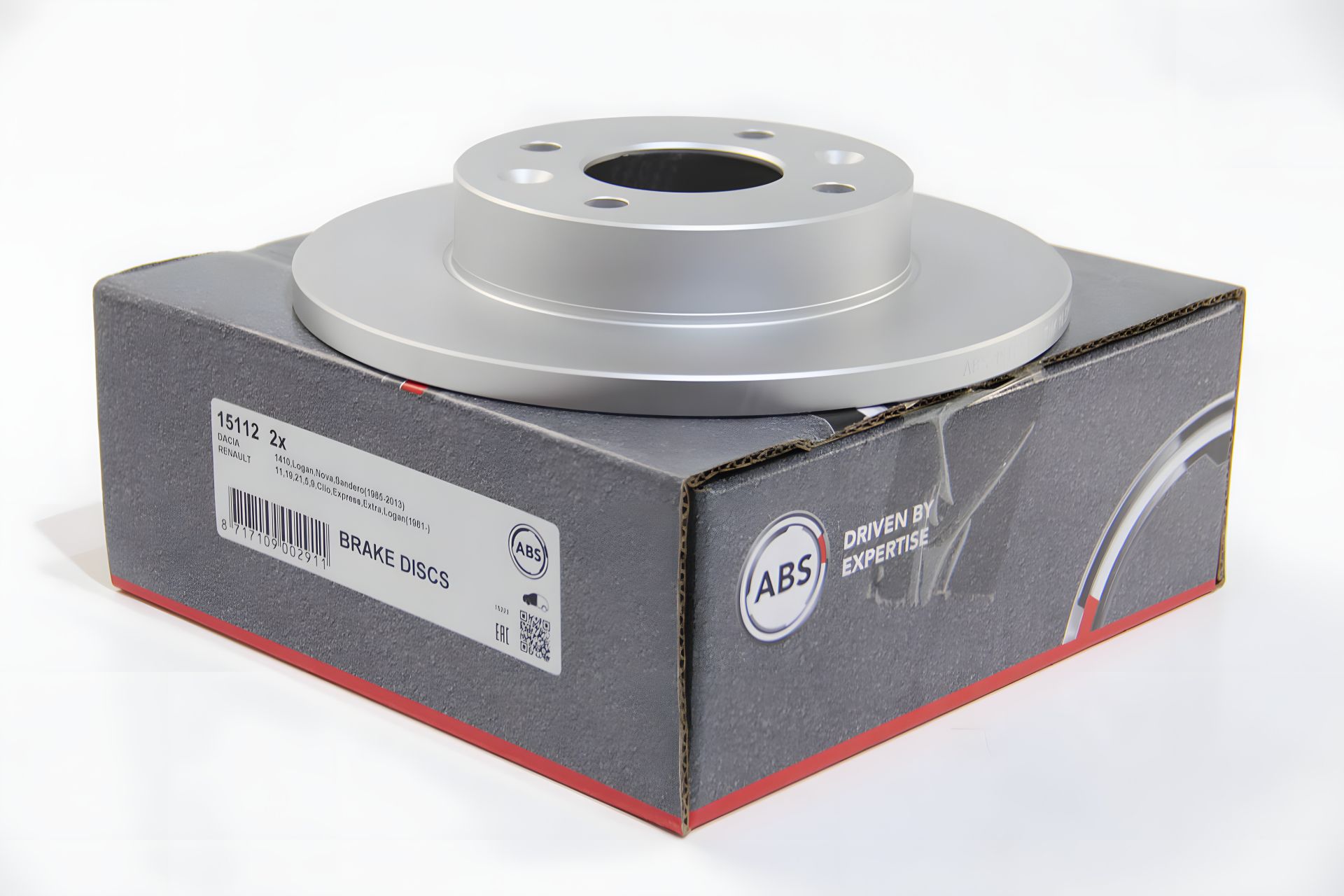 Передній гальмівний диск Renault 5/11/19/21, ABS (15112) Передній гальмівний диск Renault 5/11/19/21, ABS (15112)