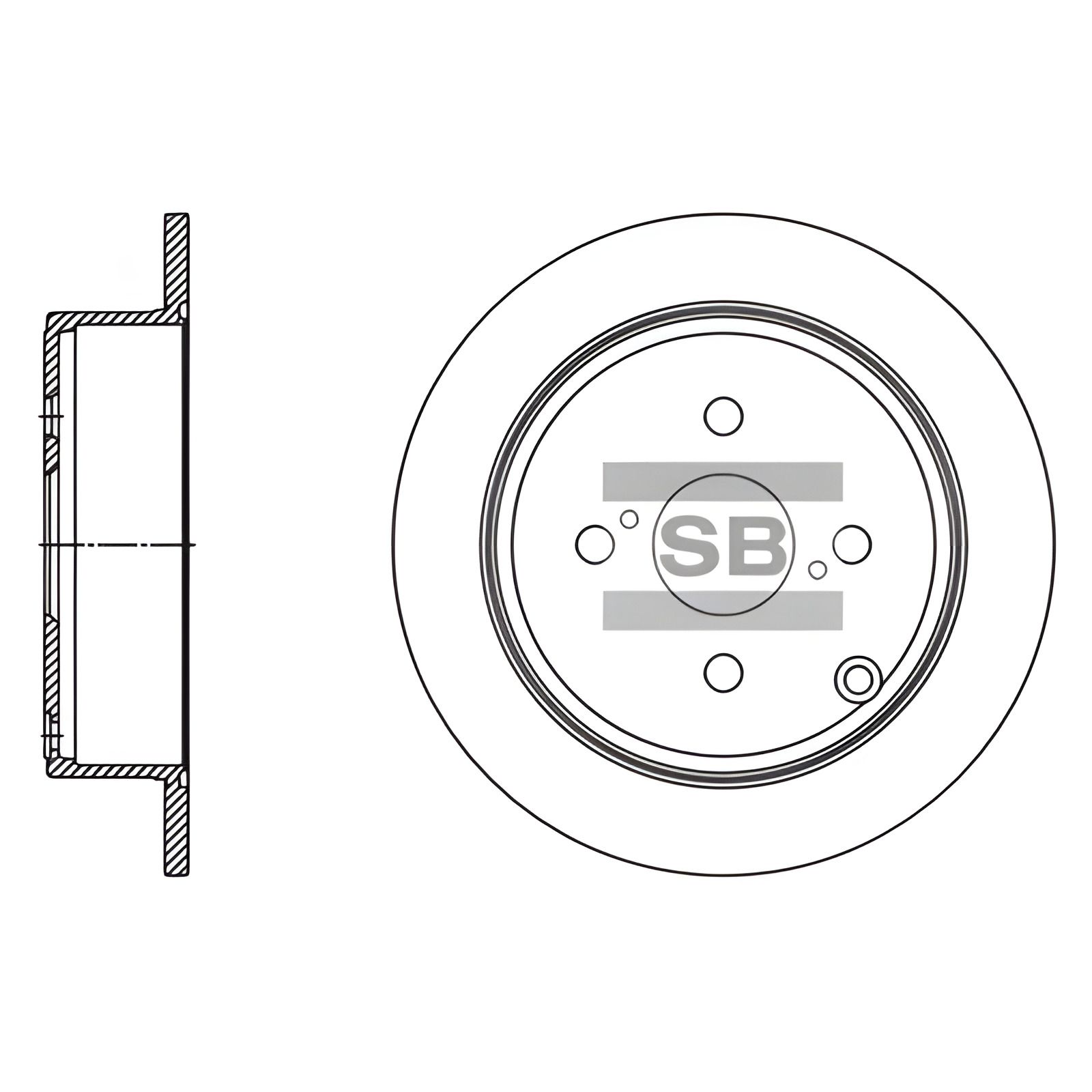 Гальмівний диск для TOYOTA COROLLA, SANGSIN (HI-Q) (SD4092) Гальмівний диск для TOYOTA COROLLA, SANGSIN (HI-Q) (SD4092)