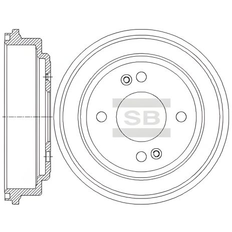 Гальмівний диск для INOKOM GETZ, HYUNDAI GETZ, SANGSIN (HI-Q) (SD1078)