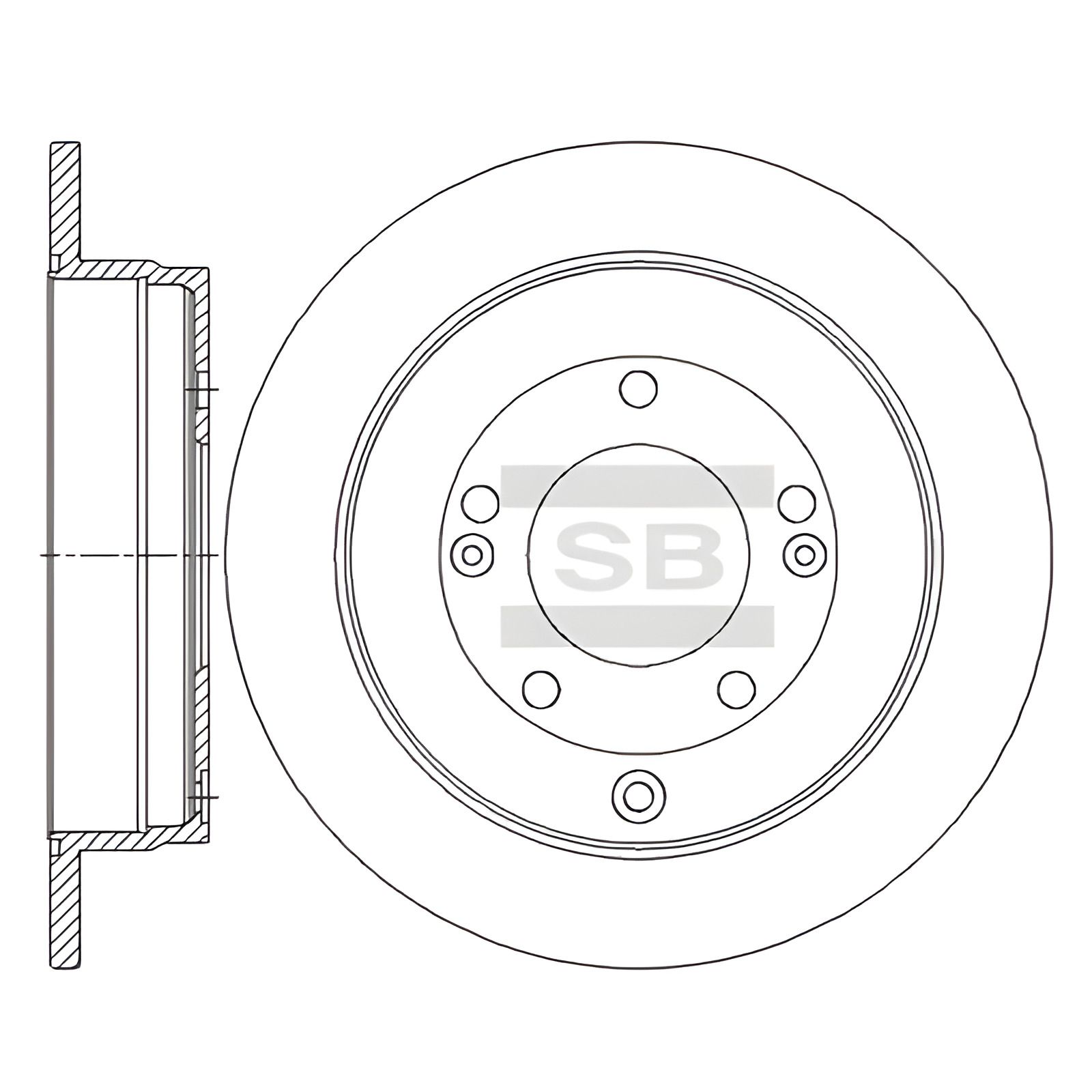 Гальмівний диск KIA OPIRUS, HYUNDAI GRANDEUR, SANGSIN (HI-Q) (SD1089) Гальмівний диск KIA OPIRUS, HYUNDAI GRANDEUR, SANGSIN (HI-Q) (SD1089)