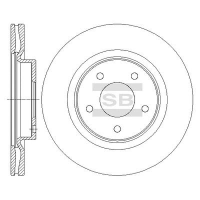 Диск тормозной NISSAN TEANA, NISSAN (DFAC), SANGSIN (HI-Q) (SD4223) Диск тормозной NISSAN TEANA, NISSAN (DFAC), SANGSIN (HI-Q) (SD4223)