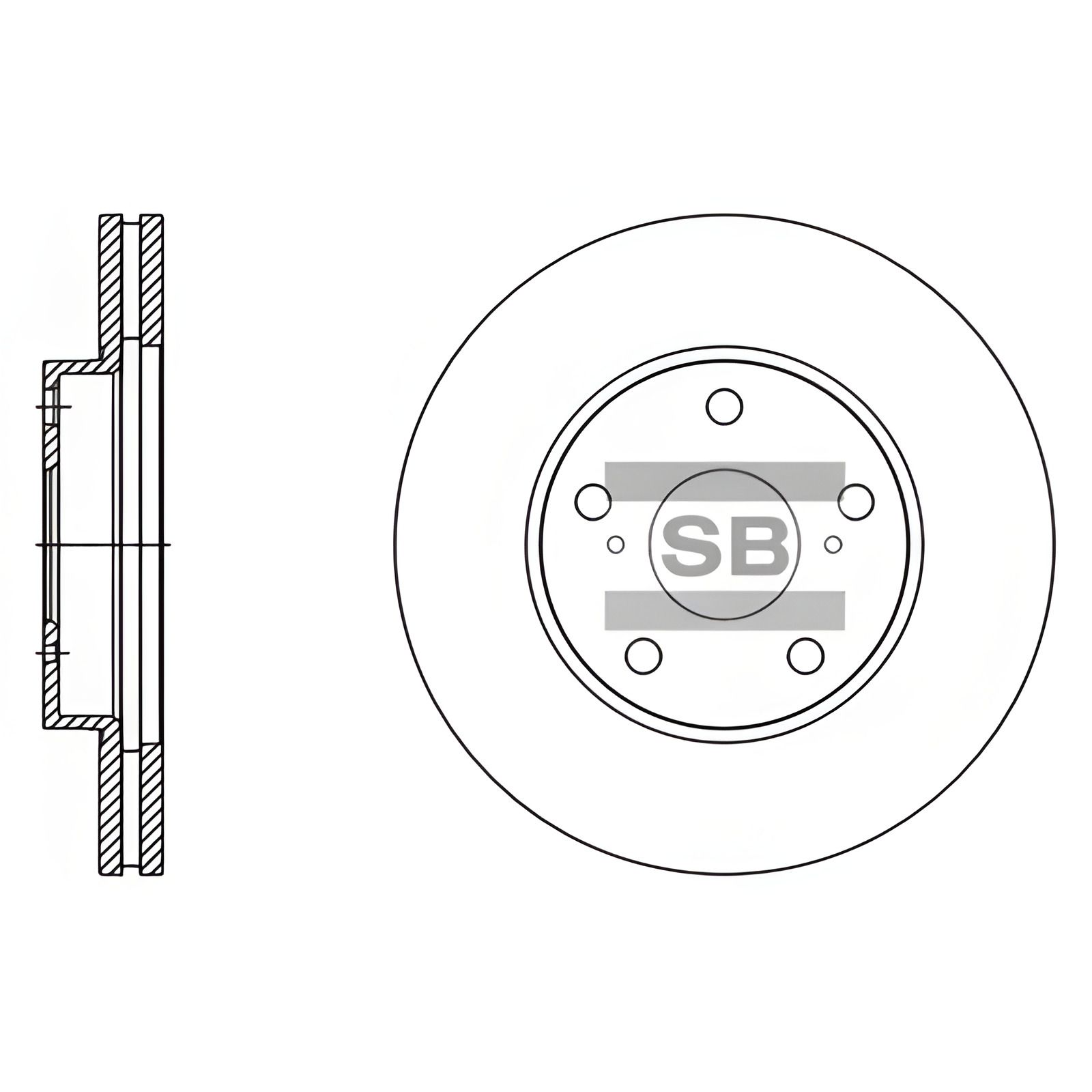 Гальмівний диск TOYOTA COROLLA, SANGSIN (HI-Q) (SD4078) Гальмівний диск TOYOTA COROLLA, SANGSIN (HI-Q) (SD4078)