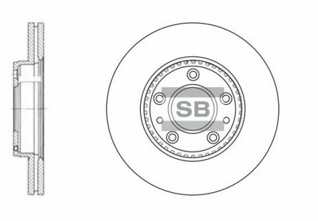 Диск гальмівний MAZDA 6, SANGSIN (HI-Q) (SD4406) Диск гальмівний MAZDA 6, SANGSIN (HI-Q) (SD4406)
