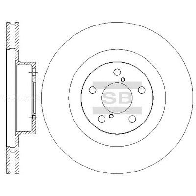 Диск тормозной SCION FR-S, TOYOTA GT, HI-Q (SD4701) Диск тормозной SCION FR-S, TOYOTA GT, HI-Q (SD4701)