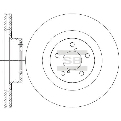 Гальмівний диск для SCION FR-S, TOYOTA GT, HI-Q (SD4701) Гальмівний диск для SCION FR-S, TOYOTA GT, HI-Q (SD4701)