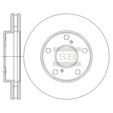 Тормозной диск TOYOTA (FAW), LEXUS LX, HI-Q (SD4032) Тормозной диск TOYOTA (FAW), LEXUS LX, HI-Q (SD4032)