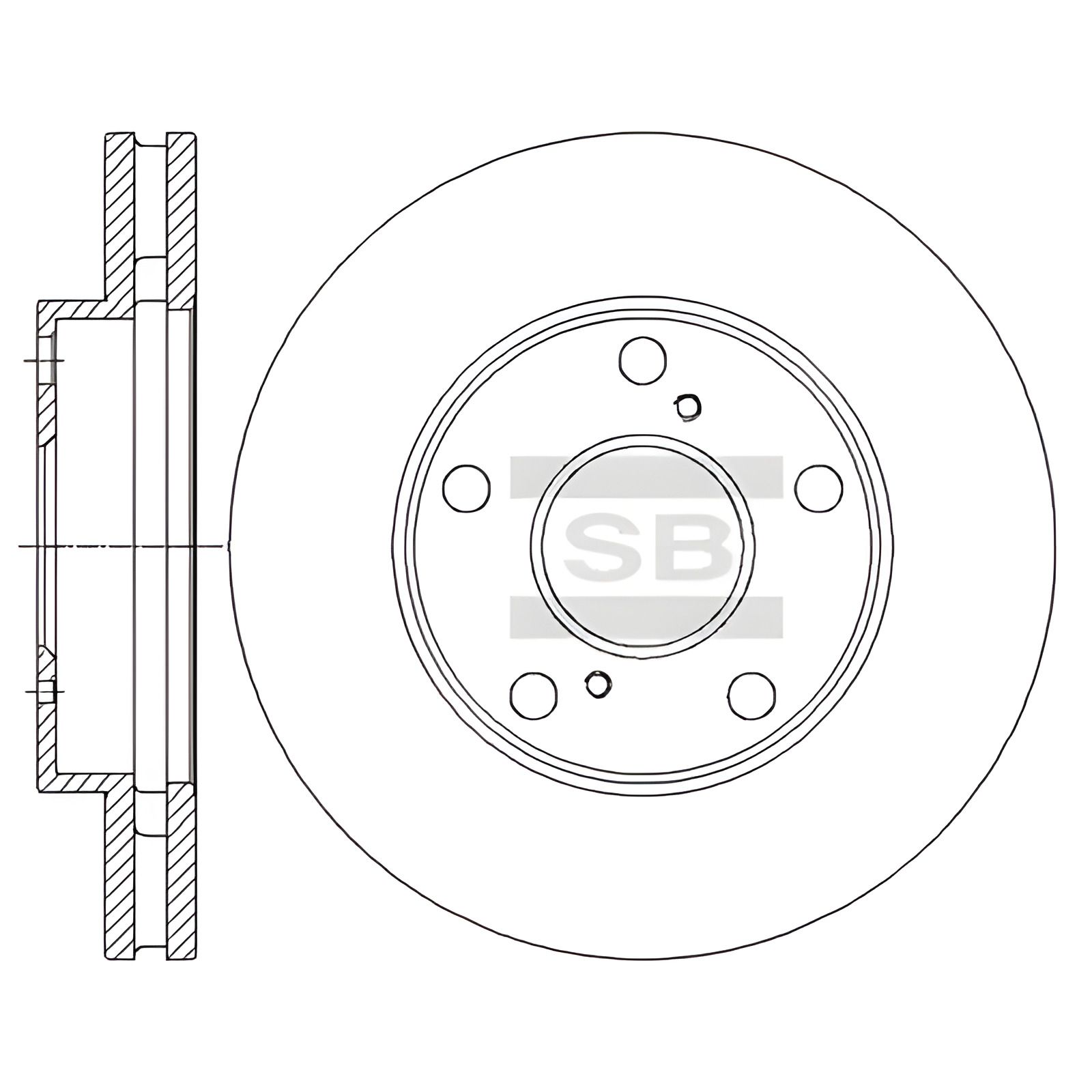 Тормозной диск TOYOTA (FAW), LEXUS LX, HI-Q (SD4032) Тормозной диск TOYOTA (FAW), LEXUS LX, HI-Q (SD4032)