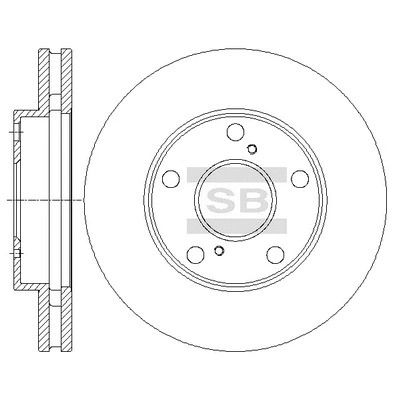 Диск тормозной TOYOTA (FAW), LEXUS LX, HI-Q (SD4032) Диск тормозной TOYOTA (FAW), LEXUS LX, HI-Q (SD4032)