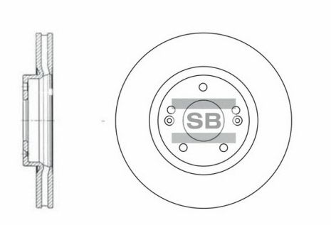 Диск гальмівний INOKOM SANTA, HYUNDAI SANTA, SANGSIN (HI-Q) (SD1055) Диск гальмівний INOKOM SANTA, HYUNDAI SANTA, SANGSIN (HI-Q) (SD1055)