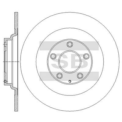 Диск тормозной mazda cx-9 16- задний d 325мм, SANGSIN (HI-Q) (SD4456) Диск тормозной mazda cx-9 16- задний d 325мм, SANGSIN (HI-Q) (SD4456)