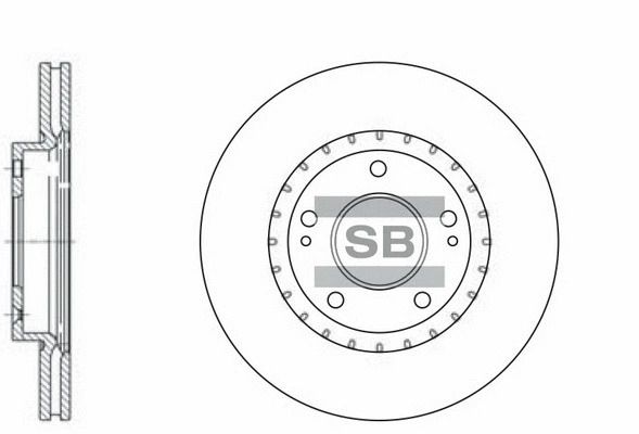 Диск гальмівний HYUNDAI i30, KIA CERATO, SANGSIN (SD1071) Диск гальмівний HYUNDAI i30, KIA CERATO, SANGSIN (SD1071)