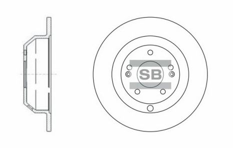 Диск гальмівний KIA SORENTO, HYUNDAI SANTA, SANGSIN (HI-Q) (SD1072) Диск гальмівний KIA SORENTO, HYUNDAI SANTA, SANGSIN (HI-Q) (SD1072)
