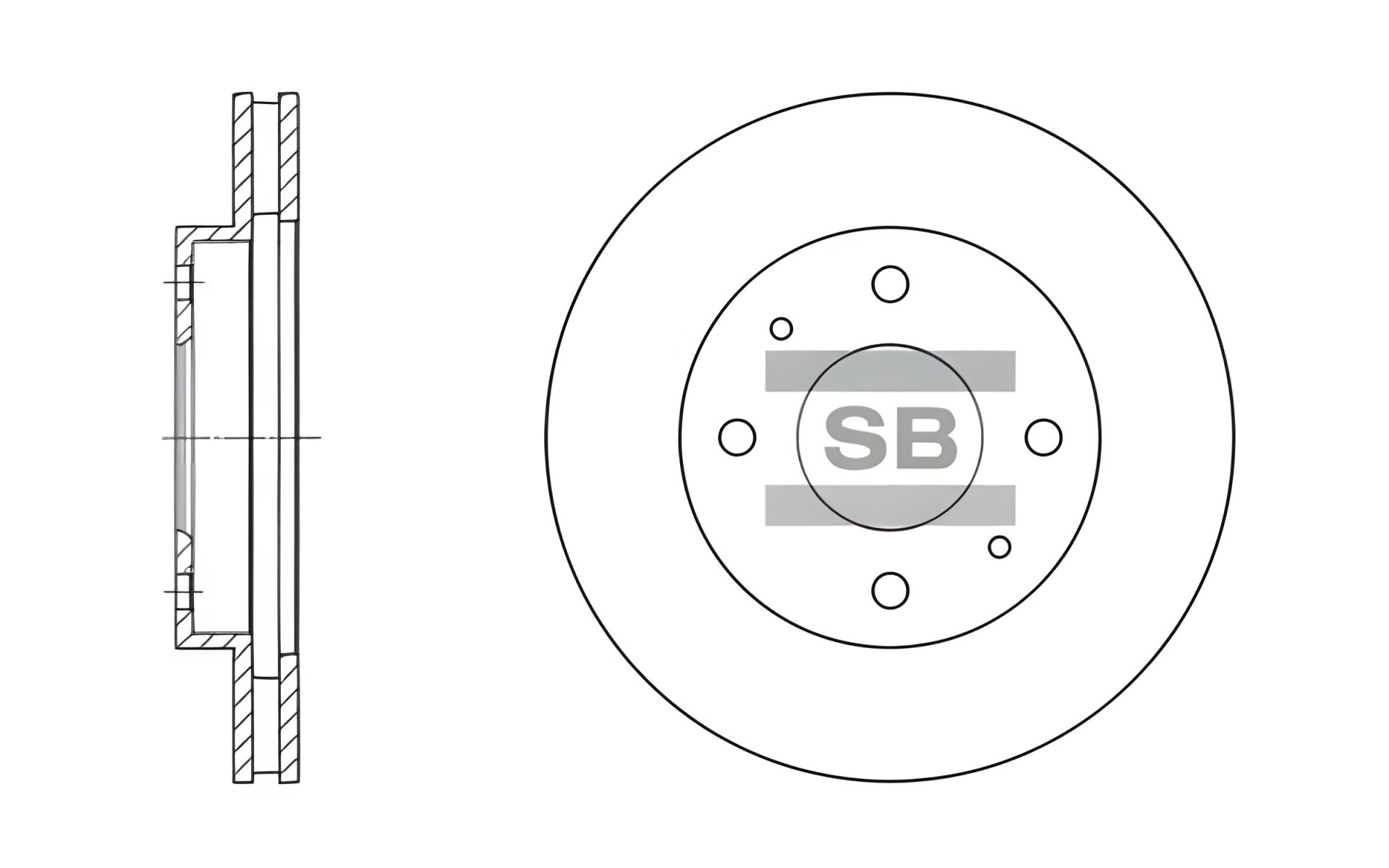 Гальмівний диск для PROTON IMPIAN, HYUNDAI SANTAMO, SANGSIN (HI-Q) (SD4302) Гальмівний диск для PROTON IMPIAN, HYUNDAI SANTAMO, SANGSIN (HI-Q) (SD4302)