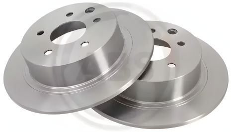 Гальмівний диск задній для Qashqai 08-, ABS (17890) 2 шт.