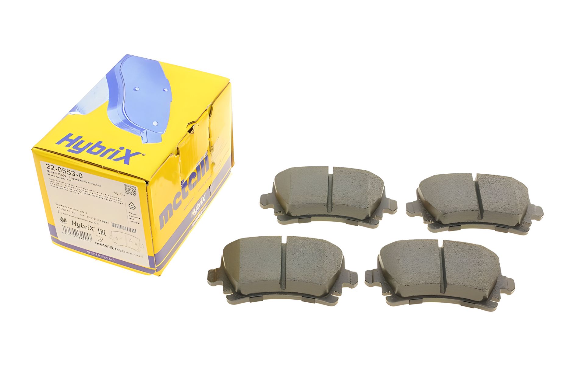 Гальмівні колодки для SKODA SUPERB, SEAT LEON, VW TOURAN, METELLI (2205530) Гальмівні колодки для SKODA SUPERB, SEAT LEON, VW TOURAN, METELLI (2205530)