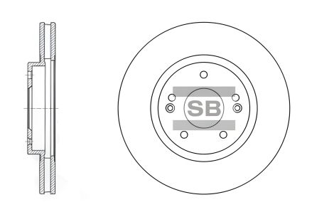 Тормозной диск HAWTAI BOLIGER, HYUNDAI SANTA FE, SANGSIN (SD1060) Тормозной диск HAWTAI BOLIGER, HYUNDAI SANTA FE, SANGSIN (SD1060)