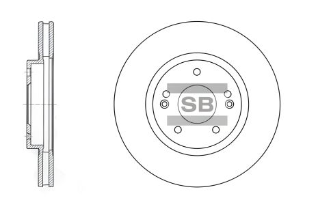 Тормозной диск HAWTAI BOLIGER, HYUNDAI SANTA FE, SANGSIN (SD1060) Тормозной диск HAWTAI BOLIGER, HYUNDAI SANTA FE, SANGSIN (SD1060)
