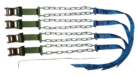 Противоскользящие цепи-браслеты на Газель 4шт